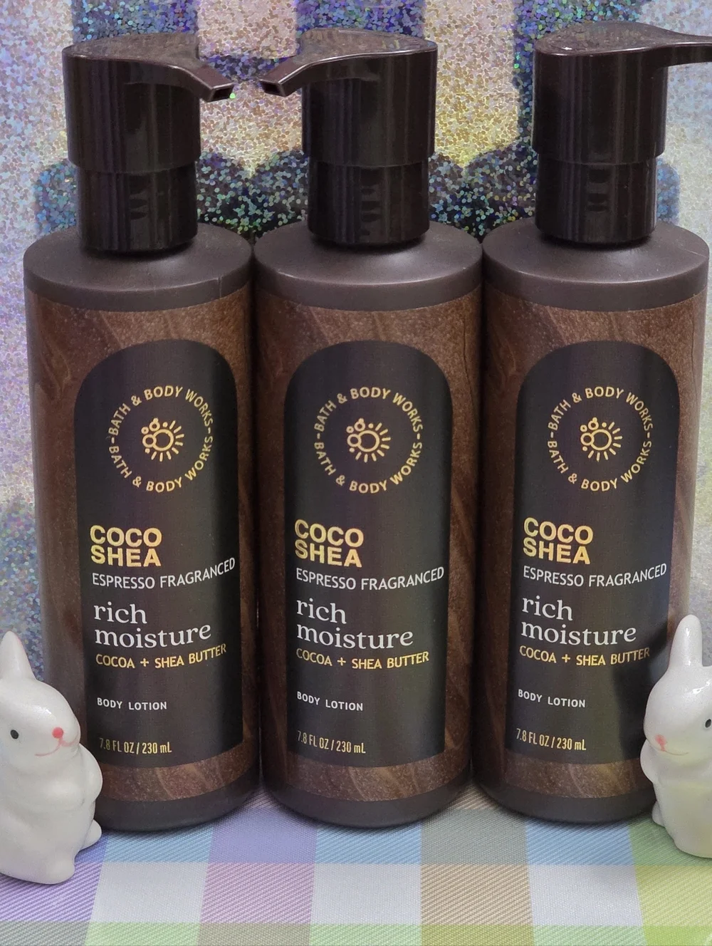 Bath Body Works Coco Shea Rich Moisture Body Lotion Espresso Fragranced Set of 3
